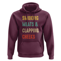 Smoking Meats And Clapping Cheeks Funny BBQ Meat Smoking Hoodie - Wonder Print Shop