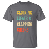 Smoking Meats And Clapping Cheeks Funny BBQ Meat Smoking T Shirt - Wonder Print Shop
