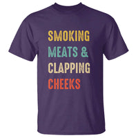 Smoking Meats And Clapping Cheeks Funny BBQ Meat Smoking T Shirt - Wonder Print Shop