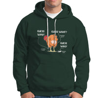 Funny Animal Farm Shirt Guess What Chicken Butt Hoodie - Wonder Print Shop