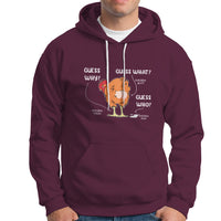 Funny Animal Farm Shirt Guess What Chicken Butt Hoodie - Wonder Print Shop