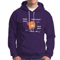 Funny Animal Farm Shirt Guess What Chicken Butt Hoodie - Wonder Print Shop