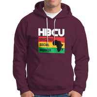 HBCU Educated Social Worker Historical Black Hoodie - Wonder Print Shop