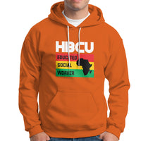 HBCU Educated Social Worker Historical Black Hoodie - Wonder Print Shop