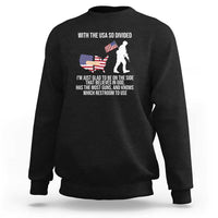 Patriotic USA Flag Sweatshirt Believe in God American Pride - Wonder Print Shop