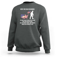 Patriotic USA Flag Sweatshirt Believe in God American Pride - Wonder Print Shop