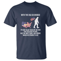 Patriotic USA Flag T Shirt Believe in God American Pride - Wonder Print Shop