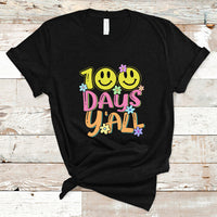 100 Days Of School T Shirt 100th Day Y'all - Wonder Print Shop