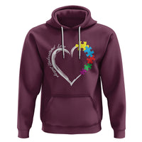 Autism Acceptance Hoodie Accept Understand Love Spectrum Jigsaw Puzzle Heart - Wonder Print Shop