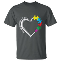 Autism Acceptance T Shirt Accept Understand Love Spectrum Jigsaw Puzzle Heart - Wonder Print Shop