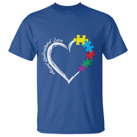 Autism Acceptance T Shirt Accept Understand Love Spectrum Jigsaw Puzzle Heart - Wonder Print Shop