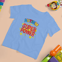 Proud Autism T Shirt For Kid My Superpower - Wonder Print Shop