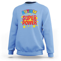 Proud Autism Sweatshirt My Superpower - Wonder Print Shop