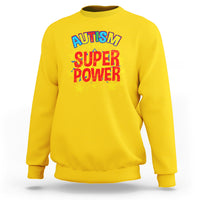 Proud Autism Sweatshirt My Superpower - Wonder Print Shop