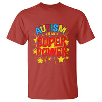 Proud Autism T Shirt My Superpower - Wonder Print Shop