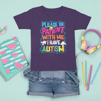 Please Be Patient With Me I Have Autism T Shirt For Kid - Wonder Print Shop