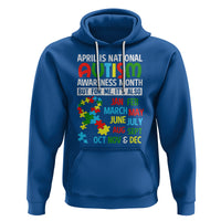 April Is National Autism Awareness Month Hoodie But For Me It's All Months - Wonder Print Shop