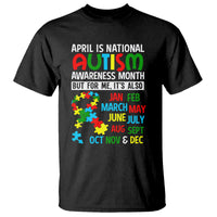 April Is National Autism Awareness Month T Shirt But For Me It's All Months - Wonder Print Shop