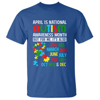 April Is National Autism Awareness Month T Shirt But For Me It's All Months - Wonder Print Shop