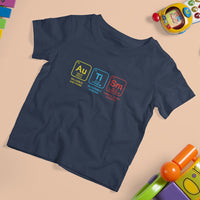 Autism Awareness T Shirt For Kid Chemical Elements Periodic Table ASD - Wonder Print Shop