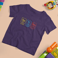 Autism Awareness T Shirt For Kid Chemical Elements Periodic Table ASD - Wonder Print Shop