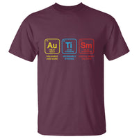 Autism Awareness T Shirt Chemical Elements Periodic Table ASD - Wonder Print Shop