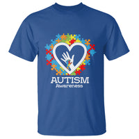 Autism Support T Shirt Jigsaw Puzzle Hand In Hand - Wonder Print Shop