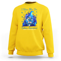 Gnome Autism Sweatshirt I Wear Blue For Autism Awareness Accept Understand Love - Wonder Print Shop