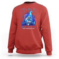 Gnome Autism Sweatshirt I Wear Blue For Autism Awareness Accept Understand Love - Wonder Print Shop