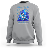 Gnome Autism Sweatshirt I Wear Blue For Autism Awareness Accept Understand Love - Wonder Print Shop