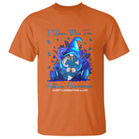 Gnome Autism T Shirt I Wear Blue For Autism Awareness Accept Understand Love - Wonder Print Shop