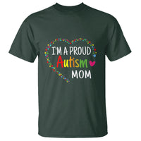 I'm A Proud Autism Mom T Shirt Accept Understand Love Support Autistic Warriors - Wonder Print Shop