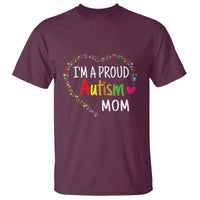 I'm A Proud Autism Mom T Shirt Accept Understand Love Support Autistic Warriors - Wonder Print Shop