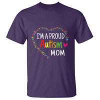 I'm A Proud Autism Mom T Shirt Accept Understand Love Support Autistic Warriors - Wonder Print Shop