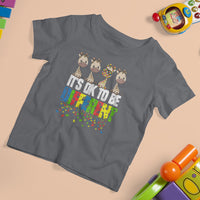 Giraffe Autism T Shirt For Kid It's Ok To Be Different Jigsaw Puzzle - Wonder Print Shop