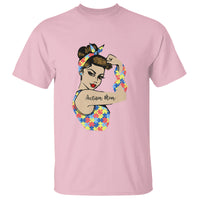 Autism Mom T Shirt Strong Woman Understand Love Support - Wonder Print Shop