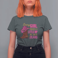 Every Girl Needs A Little Rip In Her Jeans T Shirt For Women - Wonder Print Shop