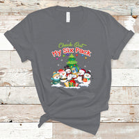 Snowman T Shirt Check Out My Six Pack Snowmies - Wonder Print Shop