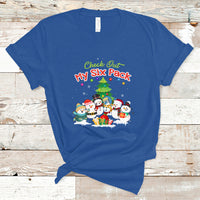 Snowman T Shirt Check Out My Six Pack Snowmies - Wonder Print Shop