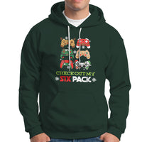 Video Game Christmas Hoodie Check Out My Six Pack - Wonder Print Shop