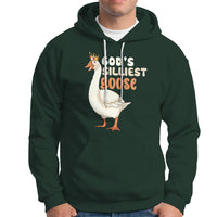 God's Silliest Goose Funny Duck Quotes Hoodie - Wonder Print Shop