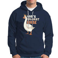 God's Silliest Goose Funny Duck Quotes Hoodie - Wonder Print Shop