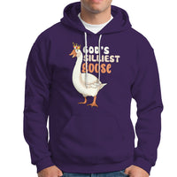 God's Silliest Goose Funny Duck Quotes Hoodie - Wonder Print Shop