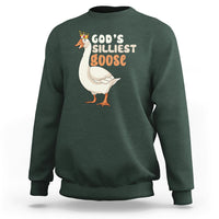 God's Silliest Goose Funny Duck Quotes Sweatshirt - Wonder Print Shop
