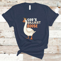 God's Silliest Goose Funny Duck Quotes T Shirt - Wonder Print Shop