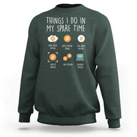 Funny Crypto Investing Sweatshirt Things I Do Spare Time Bitcoin BTC Crypto Cryptocurrency