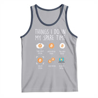 Funny Crypto Investing Tank Top Things I Do Spare Time Bitcoin BTC Crypto Cryptocurrency