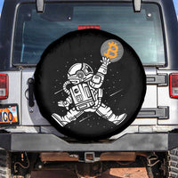 Funny Crypto Investing Spare Tire Cover Bitcoin HODL BTC Astronaut Trader