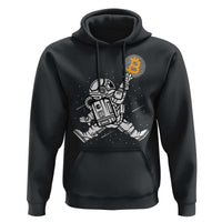 Funny Crypto Investing Hoodie Bitcoin HODL BTC Astronaut Trader