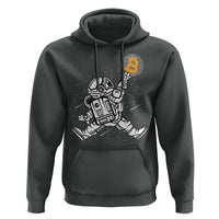 Funny Crypto Investing Hoodie Bitcoin HODL BTC Astronaut Trader